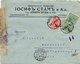 Lettre Censure De Dieppe 5,10 Ore Pour Bordeaux Cover Danemark - Storia Postale