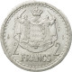 Monnaie, Monaco, Louis II, 2 Francs, Undated (1943), SUP, Aluminium - 1922-1949 Louis II