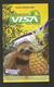 # PINEAPPLE VISA Size 6 - Fruit Tag Balise Etiqueta Anhanger Ananas Pina Bradipo Sloth Costa Rica - Fruits & Vegetables