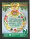 # PINEAPPLE DEL MONTE GOLD HAPPY HOLIDAYS Size 7 Fruit Tag Balise Etiqueta Anhanger Ananas Pina Costa Rica - Fruits & Vegetables