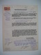 Document Fiscaux Perforé Perfin     CF 99 Avoué  Michel Arlet 1956 - Autres & Non Classés