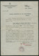 91906 HOLOCAUST 1944-45.  3db Dokumentum , Jugoszláv állampolgárságú, Zsidó Nő Részére Kiállítva - Documents Historiques