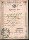 97681 ÓBECSE 1859. Szép Igazolvány, Okmány Bélyegekkel  /  ÓBECSE 1859 Nice ID, Stamp Duty - Revenue Stamps