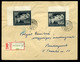 95705 BUDAPEST 1943. Helyi Ajánlott Levél , Ritka Bérmentesítéssel - Covers & Documents