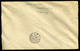 95844 BUDAPEST 1940. Árvíz Blokk Díjkiegészített Ajánlott Levélen MABOE Emlékkiállítás Alkalmi Bélyegzéssel - Lettres & Documents