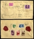 95839 BUDAPEST 1944. Értéklevél, Ritka Vegyes Bérmentesítéssel Marcaliba Küldve - Covers & Documents