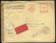 98130 AUSZTRIA 1952. Francotyp Expressz , Cenzúrázott Levél Budapestre Küldve - Lettres & Documents