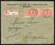 97181 BUDAPEST 1891. Céges Ajánlott Levél 5Kr Négyes Csík Bérmentesítéssel Ungvárra  /  BUDAPEST 1891 Corp. Reg. Letter  - Used Stamps