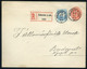 97205 KOLOZSVÁR 1897. Ajánlott Kiegészített Díjjegyes Boríték, Pályaudvari Bélyegzéssel Budapestre  /  KOLOZSVÁR 1897 Re - Used Stamps