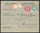 97199 RIMASZOMBAT 1893. Helyi Ajánlott (!!) Krajcáros Levél. Ritka!  /  RIMASZOMBAT 1893 Local Reg. (!) Kr Letter. Rare! - Used Stamps