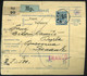 98088 BAJA 1903. Csomagszállító 15*4f Tömb Bérmentesítéssel, Mozgóposta Bélyegzéssel Bukovinába Küldve. - Used Stamps