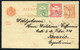 98169 DARUVÁR 1908. Kiegészített Zárt Díjjegyes Levlap Argentínába Küldve!  /  1908 Uprated Sealed Stationery P.card To  - Oblitérés