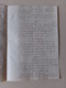 Acte Notarié Du 28 Octobre 1855 ?? à Mortrée Dans L'Orne ,vente - Manuscrits