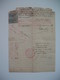 Document Fiscaux Perforé Perfin     ED 53-5  Elie Dubuisson Huissier Lyon 1910 - Autres & Non Classés