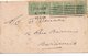 Lettre Birmingham Strip Of Five Pour La France Cover - Storia Postale