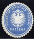 SIEGELMARKE GERMANY, RATIBOR - KAISERLICH DEUTSCHES POSTAMT - Fantasy Labels