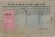 S3-  NERAC - FEDERATION FRANCAISE  DE TENNIS TABLE PARIS - RAQUETTE NERACAISE 1934 - 35 -  2 SCANS - Documentos Históricos