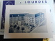 7b) BIGLIETTO FORMATO VISITA LOURDES HOTEL STELLA MATTUTINA RUE MASSAIBIELLE AVENUE PEYRAMALE 10 X 7 Cm - Etiquettes D'hotels