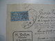 Document Fiscaux Perforé Perfin     RV  66-3 R. Valton Huissier Paris  1930 - Autres & Non Classés