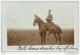 PEER ..-- MILITARIA ..-- UNIFORME . Officier à Cheval . 1904 Vers GAND ( Melle M. BRICUSSE ) . Voir Verso . - Peer