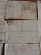 Delcampe - GROS LOT 260 MANUSCRITS DOCUMENTS CACHET GENERALITE MARQUES FISCALES FIN XVII A XIXe VOIR PHOTOS - Manoscritti