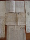 Delcampe - GROS LOT 260 MANUSCRITS DOCUMENTS CACHET GENERALITE MARQUES FISCALES FIN XVII A XIXe VOIR PHOTOS - Manoscritti