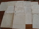 Delcampe - GROS LOT 260 MANUSCRITS DOCUMENTS CACHET GENERALITE MARQUES FISCALES FIN XVII A XIXe VOIR PHOTOS - Manoscritti