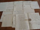 Delcampe - GROS LOT 260 MANUSCRITS DOCUMENTS CACHET GENERALITE MARQUES FISCALES FIN XVII A XIXe VOIR PHOTOS - Manoscritti