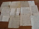 Delcampe - GROS LOT 260 MANUSCRITS DOCUMENTS CACHET GENERALITE MARQUES FISCALES FIN XVII A XIXe VOIR PHOTOS - Manoscritti