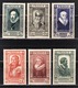 FRANCE 1943 - SERIE Y.T. N° 587 A 592 - NEUFS** - Unused Stamps