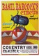 Postcard Basil Babcock's Circus Reproduction Of 1964 Poster By The Insect Circus Museum My Ref  B22815 - Circus