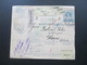 Österreich 1908 Post - Begleitadresse / Colis Postal Prag 2  Nach Glarus Schweiz Mit Grünem Zollstempel! 3 Pakete!! - Briefe U. Dokumente