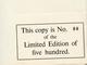 B.P.A. - THE WORK OF JEAN DE SPERATI - 2 PART : TEXT & PLATS - EDIT. 1955 - COMPLET N° 80 / 500 - LUXE & RARE - Falsos Y Reproducciones