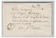 LETTRE  DU MANS POUR  PARIS  -- AN 12 -- 71/LE MANS -- RECTO  BUREAU T -- VERSO T.3E -- 17 FEV AN 12 -- - 1801-1848: Précurseurs XIX