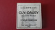 BOITES D ALLUMETTES  CHAMPAGNE GUY DAUBY  AY MARNE  ****  RARE   A  SAISIR ***** - Scatole Di Fiammiferi