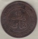 Maroc. 10 Mazunas (Mouzounas) HA 1323 (1905) FEZ. 2 Type, Frappe Médaille. Bronze. - Maroc