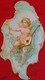 XIX° CHROMO AMOUR De PETIT ANGE , ANGELOT MUSICIEN , VICTORIAN ANGEL CUPID CHERUB  DIE CUT SCRAP - Anges