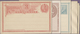 Beleg 1890-95, 6 Verschiedene Ungebrauchte Ganzsachen, Dabei 3 C. Antwortkarte - Sonstige & Ohne Zuordnung