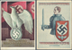 Beleg 1934/37, 2 Verschiedene Reichsparteitagskarten, Echt Gelaufen - Sonstige & Ohne Zuordnung