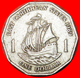 # SHIP Of Sir Francis Drake (1542-1596): EAST CARIBBEAN STATES ★ 1 DOLLAR 1989! LOW START ★ NO RESERVE! - Caraïbes Orientales (Etats Des)