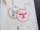 Delcampe - USA 1940 / 41 2 Belege Nach Pennewitz Post Königsee Mit OKW Zensur / 1x Via SS Excalibur. Zensur / Schiffspost - Covers & Documents