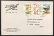 Delcampe - India Lotto 21 Esemplari Posta Aerea Air Mail Con Commemorativi Anni 80-90 Su Busta Cod.bu.011 - Storia Postale