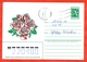 Belarus 1996. Roses. Envelope With Printed Original Stamp .Really Passed The Mail. - Belarus