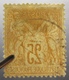 R3586/1149 - SAGE TYPE II N°92 - CàD - 1876-1898 Sage (Type II)