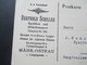 CSSR 1.2.1919 Firmenkarte Berthold Schiller Spedition Und Möbeltransport Mähr. Ostrau - Cartas & Documentos