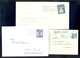 Slovenia, Yugoslavia - 2 Letters And One Stationery With Apposite Machine Cancels Of Kranj, Ljubljana And Bled. - Slovenia