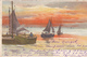 BELGIQUE. HEYST. CPA COLORISEE. BATEAUX DE PÈCHE  AVANT 1900 - Autres & Non Classés