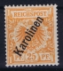 Deutsch Karolinen : Mi  5 II B  MH/* Flz/ Charniere - Islas Carolinas