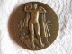 Médaille Fleuve Garonne, Femme Nue Par Marcel Renard En 1936, Art Deco - Autres & Non Classés