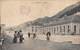 0239 "1565 MODANE - LA GARE" ANIMATA, BICICLETTE, CARTELLONE PUBBLICITARIO TEATRO. CART SPED 1907 - Modane